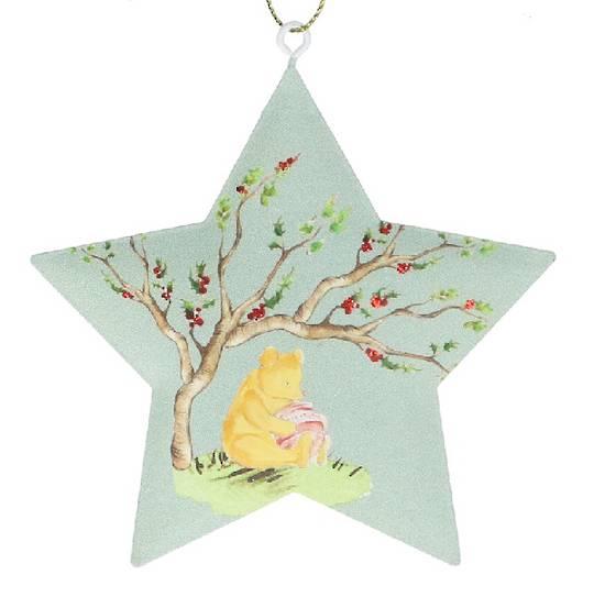 Tin Star Teal, Winnie-The-Pooh (& Eeyore on Back) 10cm *ETA Nov
