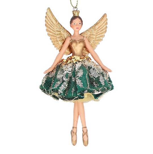 Resin Lace Green Fairy, Arms Down 13cm *ETA Nov