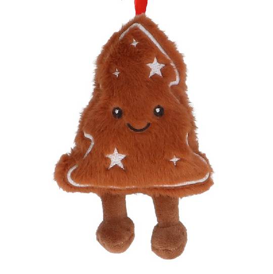 Fabric Plush Happy Tree, Gingerbread 12cm *ETA Nov