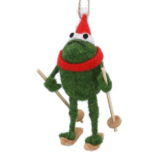 Wool Frog, on Skis 14cm *ETA Nov