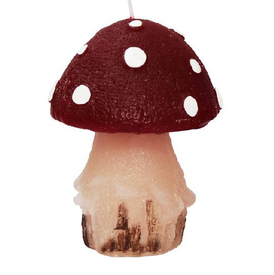 Mushroom Candle 7x9cm *ETA NOV