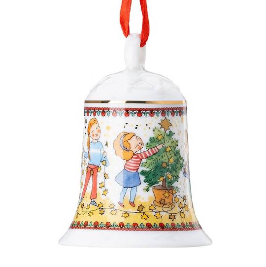INDENT - Hutschenreuther Xmas Collectors Porcelain Bell 2024