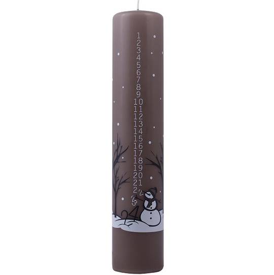 Advent Candle Sand, Snowman 25cm *ETA NOV