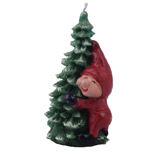 Gnome & Tree Candle 7x13cm *ETA NOV