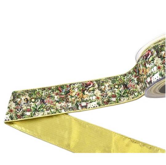 Ribbon 4.5mt, 52mm Vintage Christmas *ETA Nov