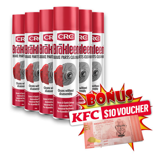 CRC Brakleen 6X600g KFC Promo Pack