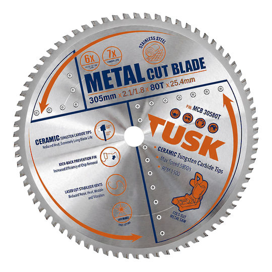 Tusk Cold Cut Saw Blade 355mm x 100T