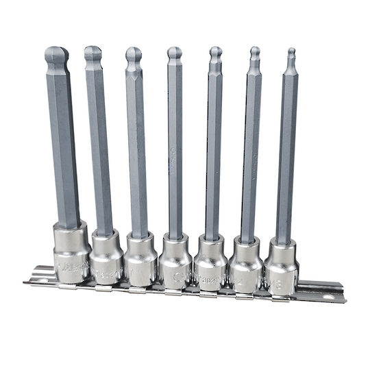 Hans 3/8Dr 7pc 3-10mm Ball End Hex Set