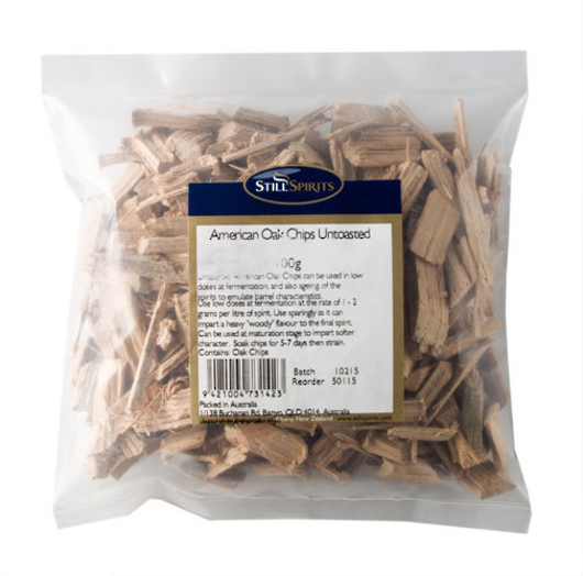 Still Spirits American Oak Chips Untoasted 100g image 0