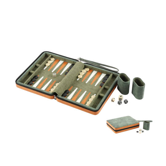 BACKGAMMON CASE SET