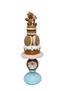 Blush / Blue Gingerbread cake tree