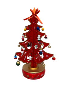Musical Red hanging deco tree