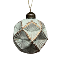 Aged copper inset diamond ball hanger (12)