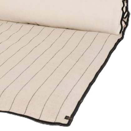 French Linen-Cotton Sofa Mattress - Calvi in Natural - washable
