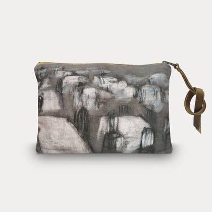 Maison Levy Linen Zip Purse - Comedor