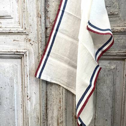 Linen / Cotton Kitchen Towel - White