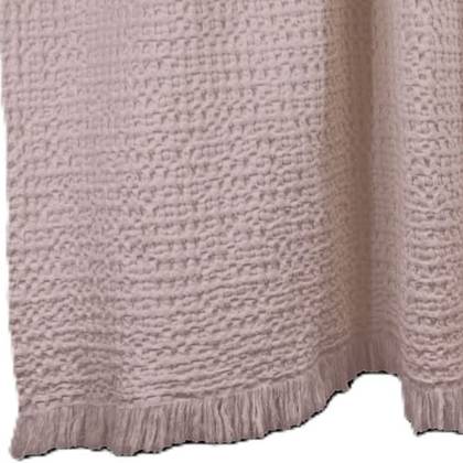 100% Cotton Honeycomb Throw 130x200cm  Petale Pink