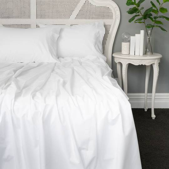 Baksana Flannel Sheet Sets | White