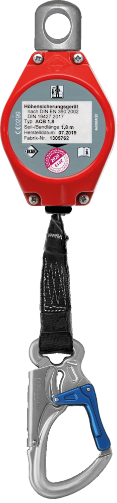 Ikar ACB Fall Arrest Block 1.8mtr Webbing