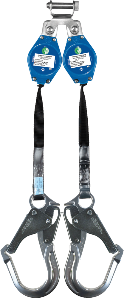 Ikar Twin Leg Fall Arrest Block 2.5 mtr Webbing