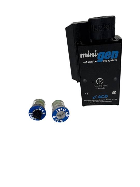 ACD MiniGen Calibration & Bump Gas Tester (CL2, H2, HCN, H2S, NH3)