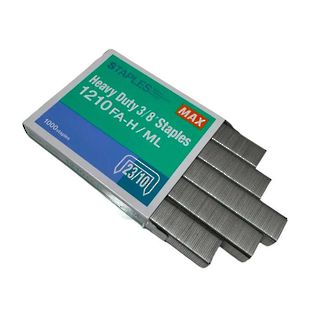 Max Staples 1210FA-H 10mm Hardened 1,800 per box