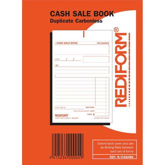 Rediform Book R/CASHBK Cash Sale Duplicate