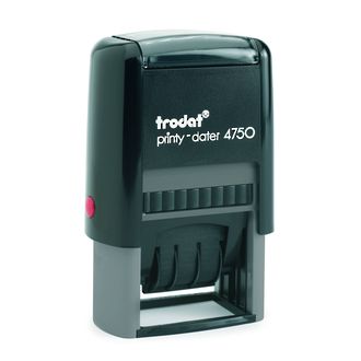 Trodat Printy Dater 4750/PO Posted 4mm DATE + POSTED