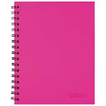 Collins Notebook Wiro A5+ 225&times;175mm Mauve Pink