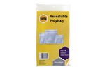 Marbig Resealable Bags 100x155mm