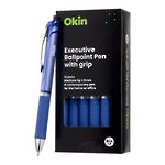Okin Executive Ball Pen Blue Box 12