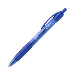 Okin Ballpoint Retractable Pen with Grip Medium Blue Each