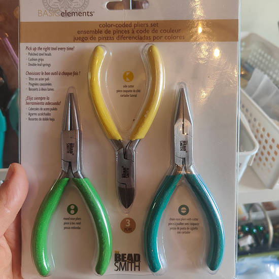 BeadSmith Economy Tool Set: Chain Nose, Round Nose and Cutters