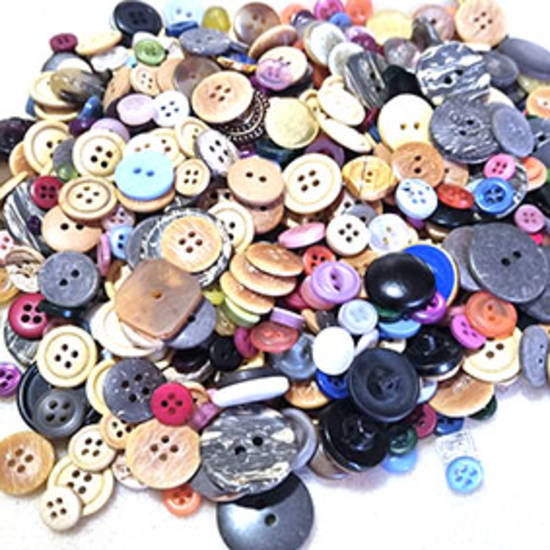 Queen Mum's Destash: Button Bonanza 11 - Mixed Multi (8mm - 20mm)