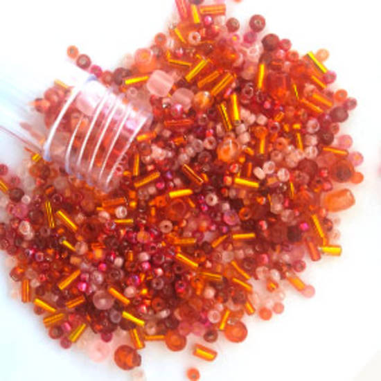 NEW! Seed Bead Mix 40: 15 gram - Campfire