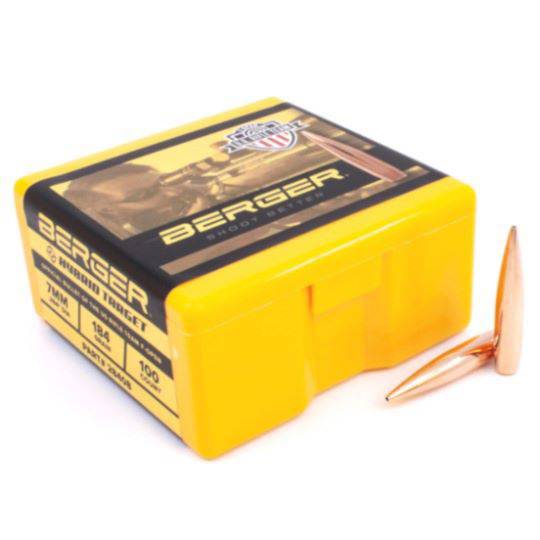 Berger 7mm 184gr F-Open Hybrid Target x100 #28408