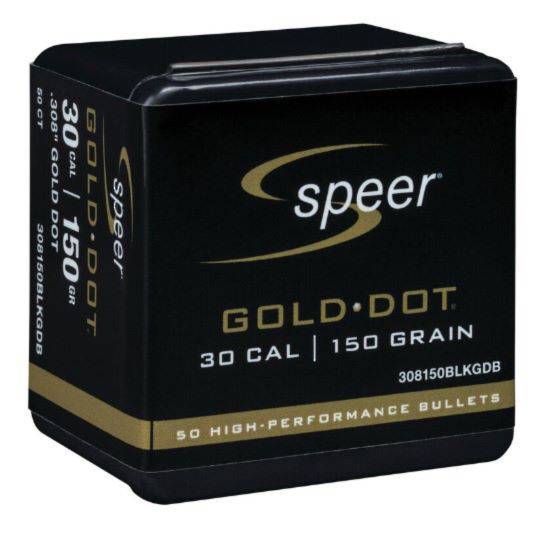Speer Gold Dot 30Cal BlackOut 150gr x50 #308150BLKGDB