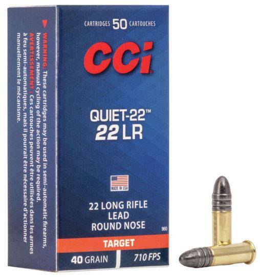 CCI Quiet 22LR 50 Rounds