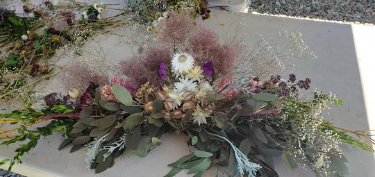 Dried Flower Table Centre Piece
