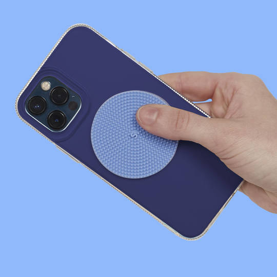  Slabs Silicone Sensory Sticker Circle Blue