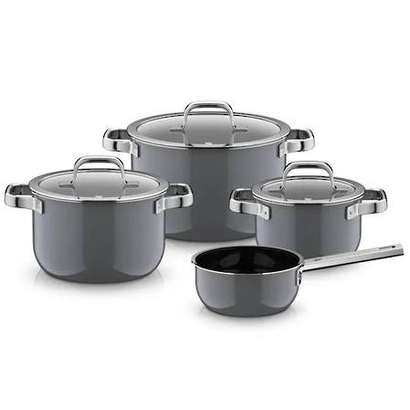 Fusiontec Mineral Platinum 4 Piece Cookware Set