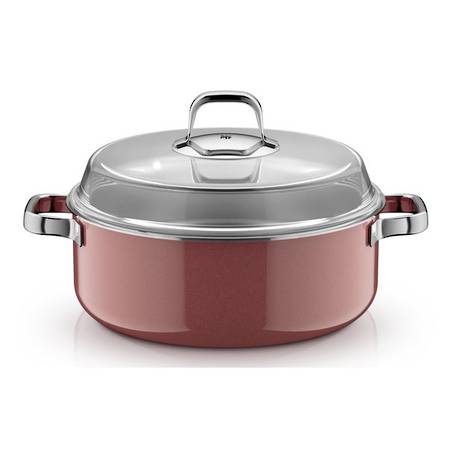Fusiontec Mineral Rose Quartz Round Roaster