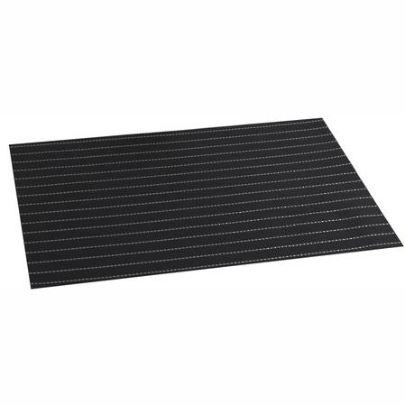 Linea Q Placemat Set 4 Black/Grey