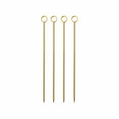 Paderno Cocktail Picks Gold Set of 4
