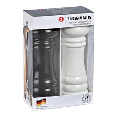 Berlin Black & White 18cm Salt & Pepper Grinder Set