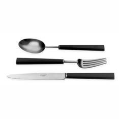 Ebony Matt 24 Piece Cutlery Set