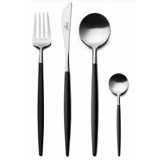 Goa Black & Matt Stainless 58 Piece Set