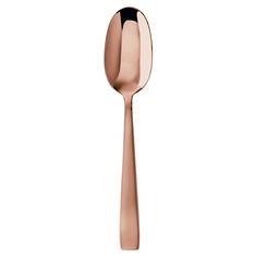 Flat PVD Copper Serving Spoon