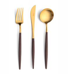 Goa Brown & Matt Gold 24 Piece Set