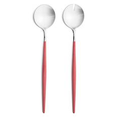 Goa Red & Matt Stainless Salad Set 2 Piece